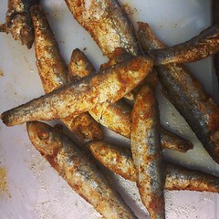 Do like a spot of deviled whitebait for lunch #lunch #chefs