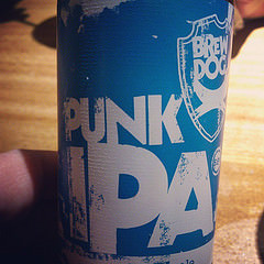 Had a break from the norm with dinner tonight. @BrewDog IPA
