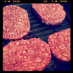 Hand made burgers from my butcher #BuyLocal
