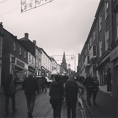 Christmas street fayre in full flow #Devon