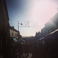 #Christmas fair and the high street is closed